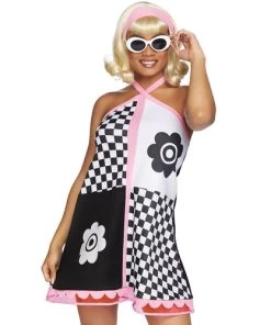Leg Avenue Swinging 60's Sweetie Costume Oldies Time Period