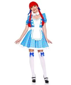 Music Legs Classic Fun Racy Rag Doll Costume
