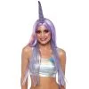 Leg Avenue Best Selling Products Mystical Shimmer Unicorn Headband With Tube Ribbon Mane